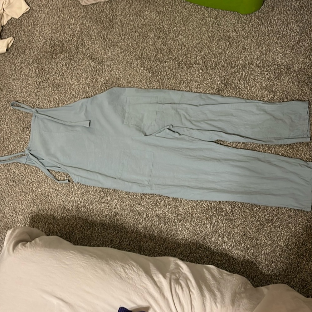Shein blue romper, size large